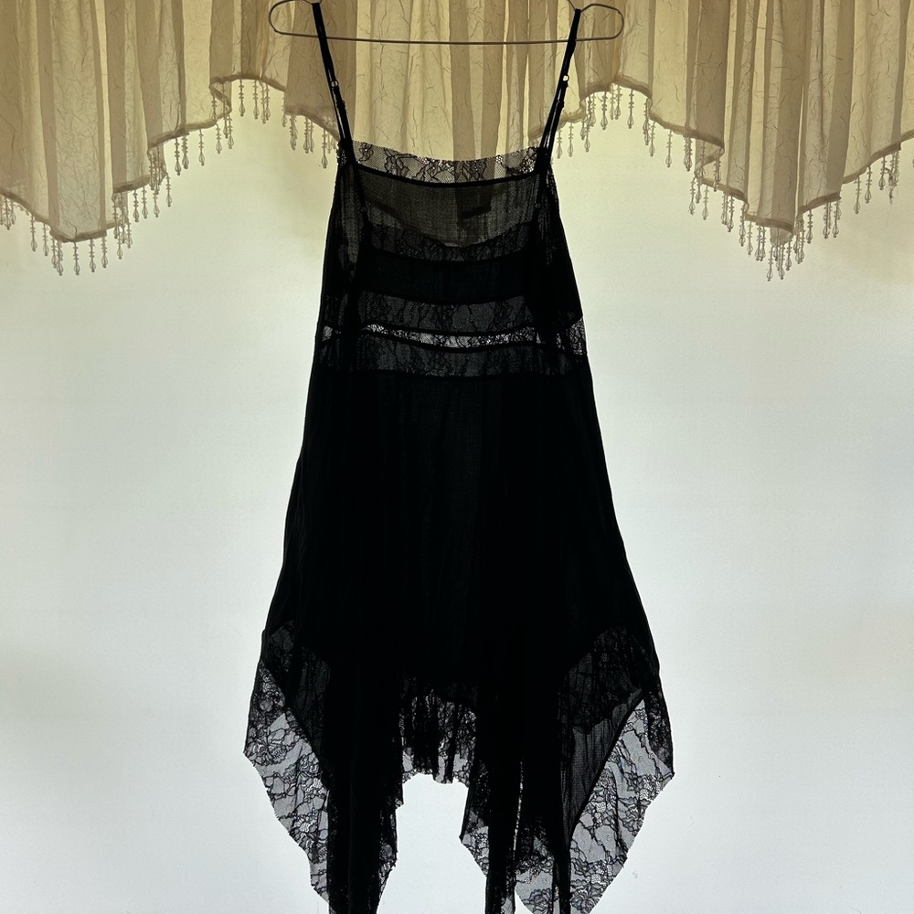 Free People Black Lace Maxi Dress